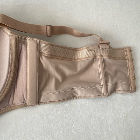 Cacique Nude Multi-Way Boost Strapless Convertible Beige Nude Bra Size 42F - Picture 14 of 15